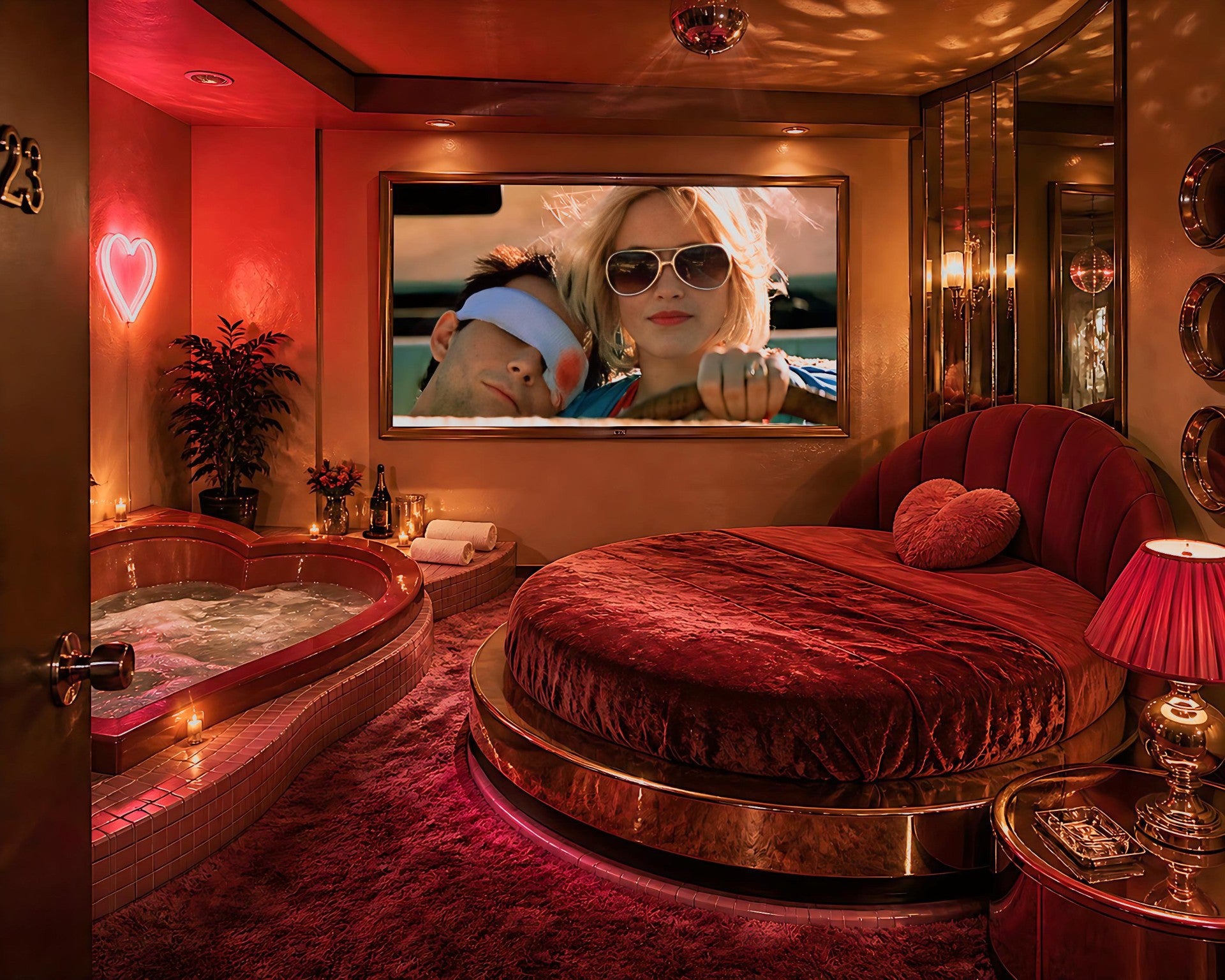 Clarence & Alabama True Romance Ready to Hang Movie Canvas Wall