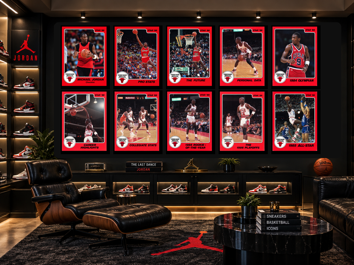 Jordan '86 Star 10pc Rookie Set