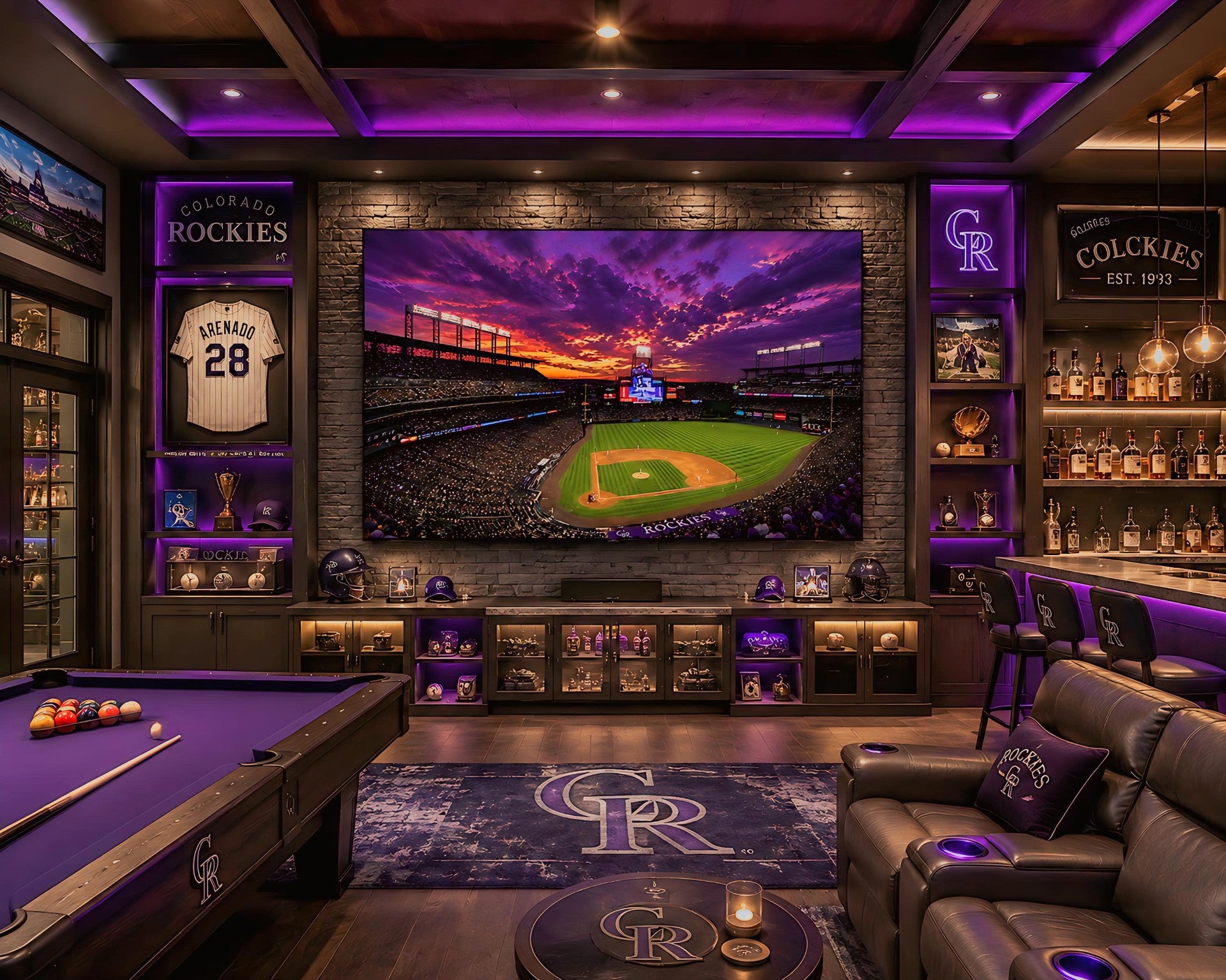 Coors Field Sunset