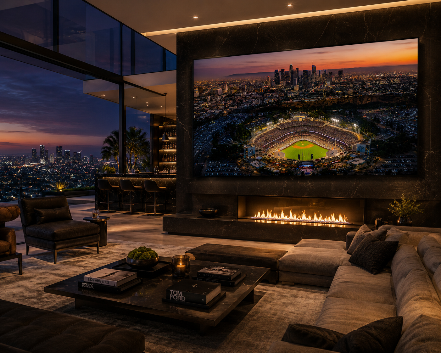 Dodger Stadium Sunset