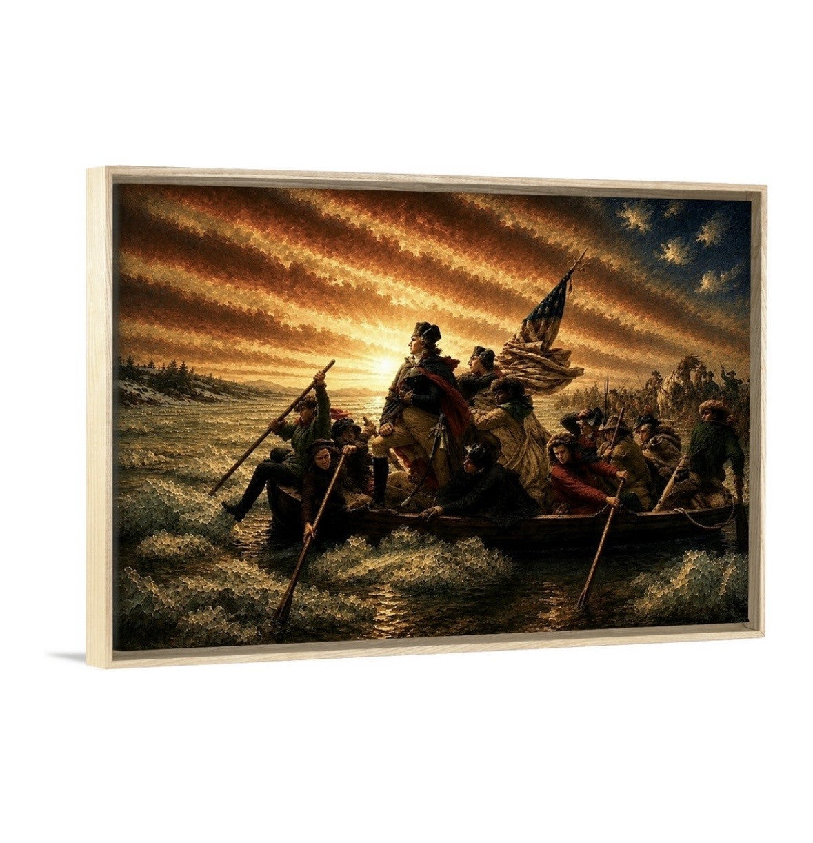 Crossing the Delaware (Flag Sky Edition)