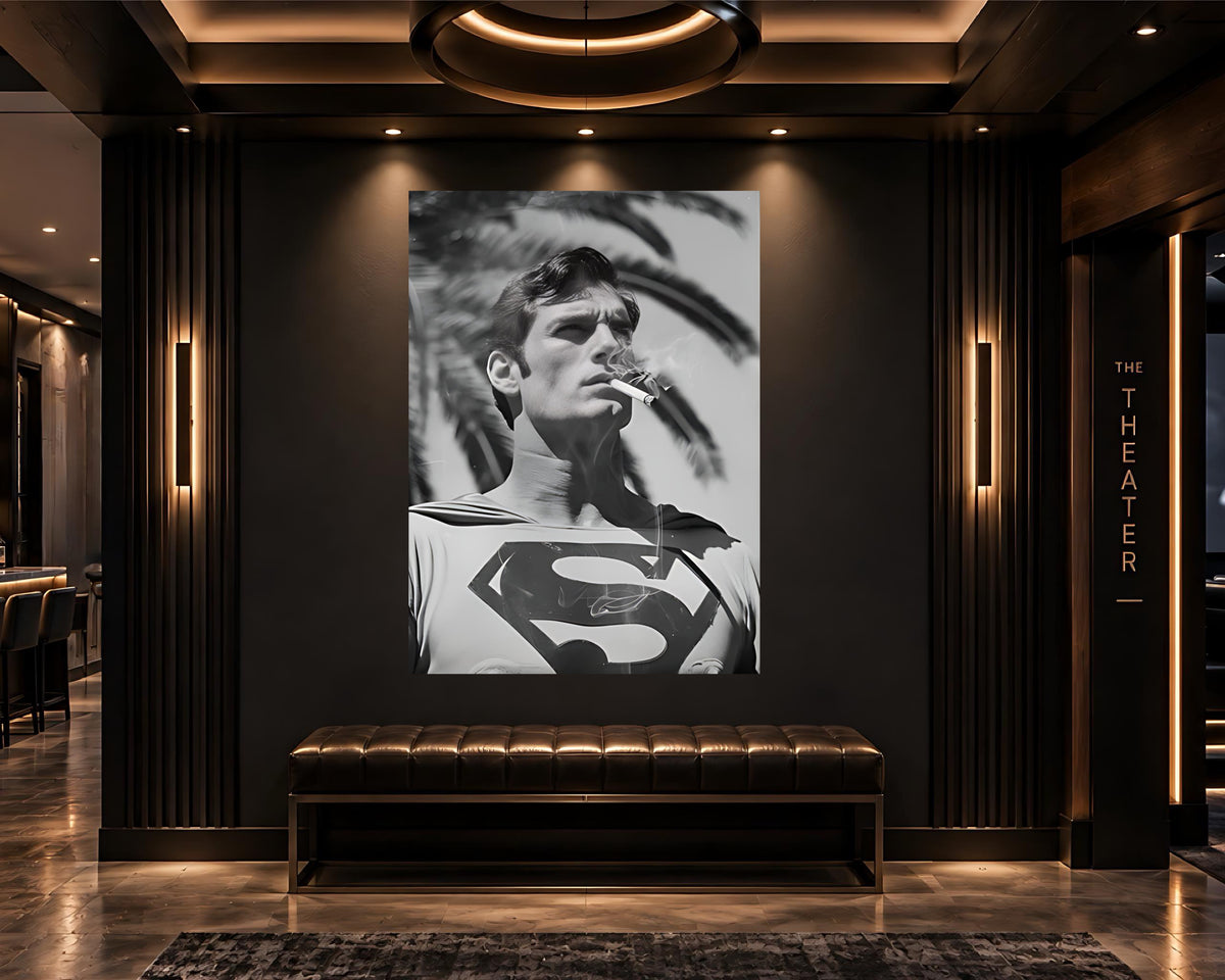 Superman Smoke Break
