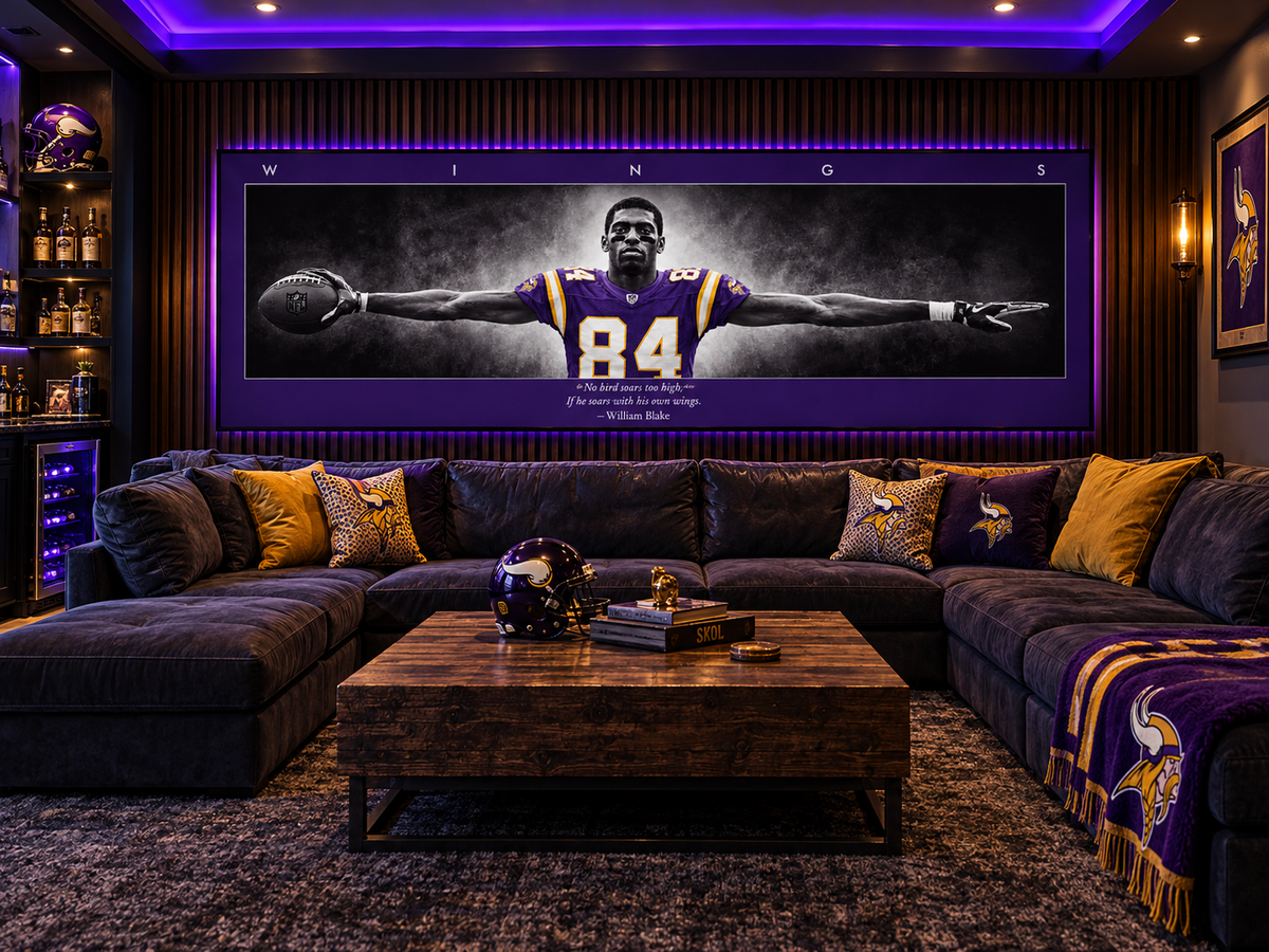 Randy Moss Wings (Purple Rain Edition)