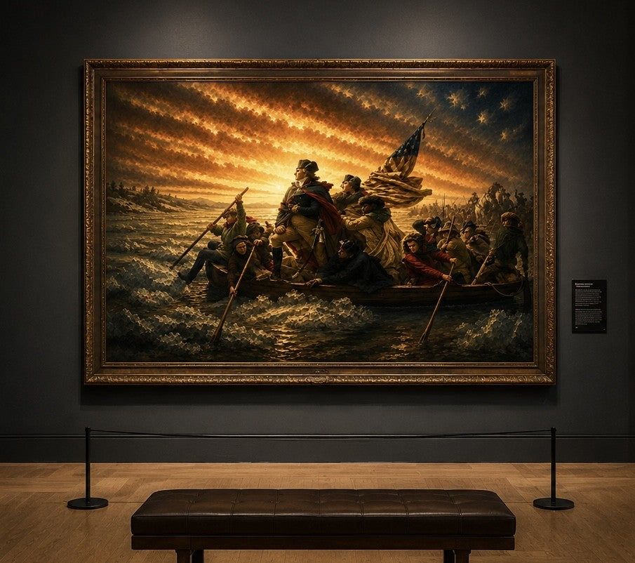Crossing the Delaware (Flag Sky Edition)