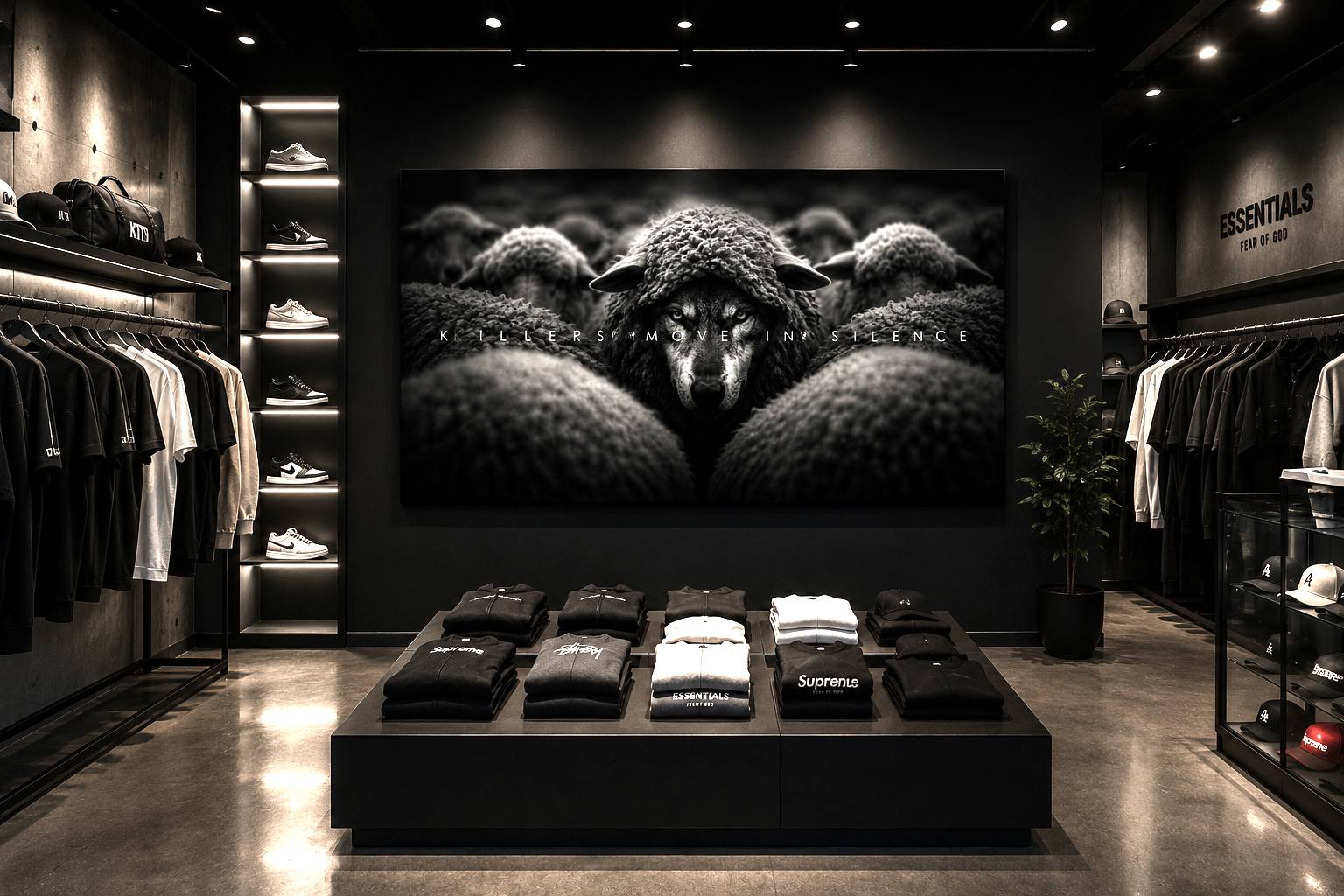 Wolf in Sheepskin (Black Version)