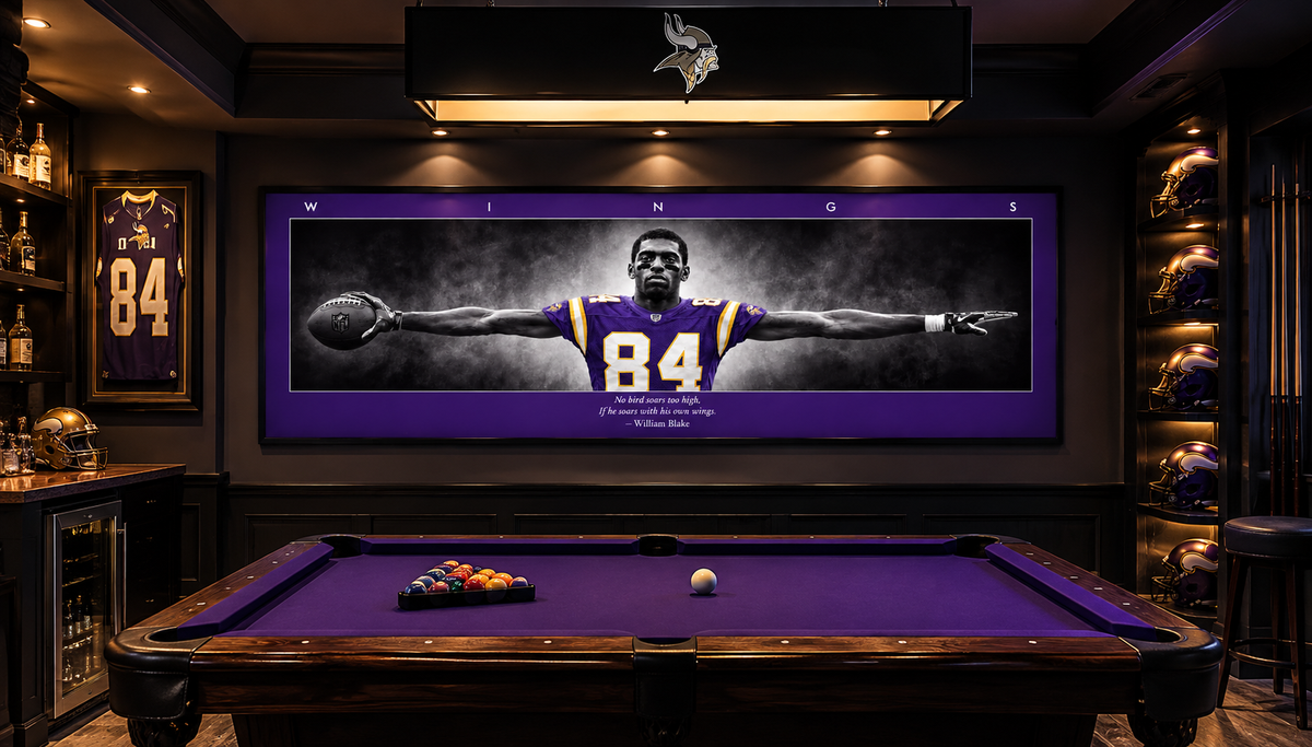Randy Moss Wings (Purple Rain Edition)