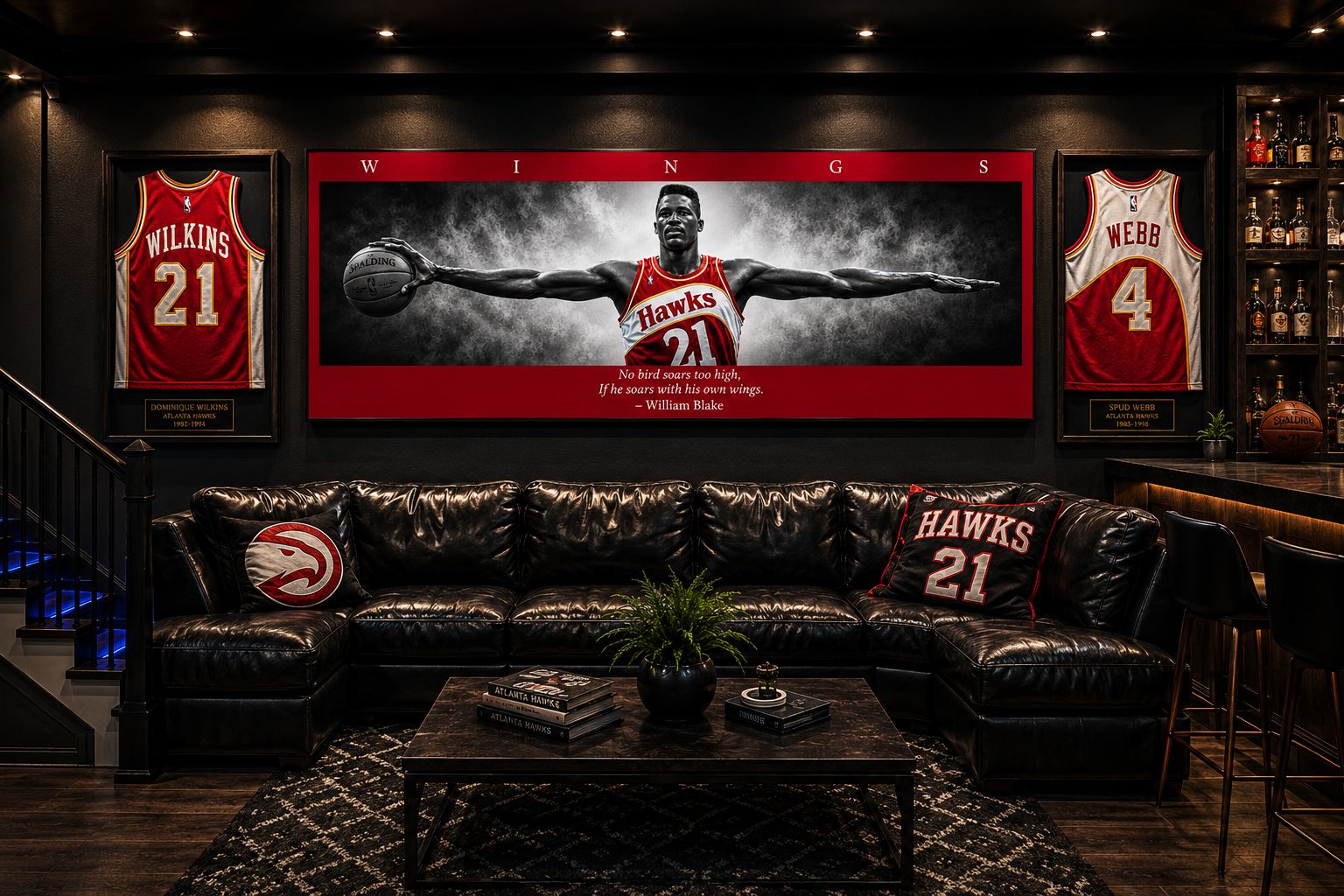 Dominique Wilkins Wings (Color Edition)