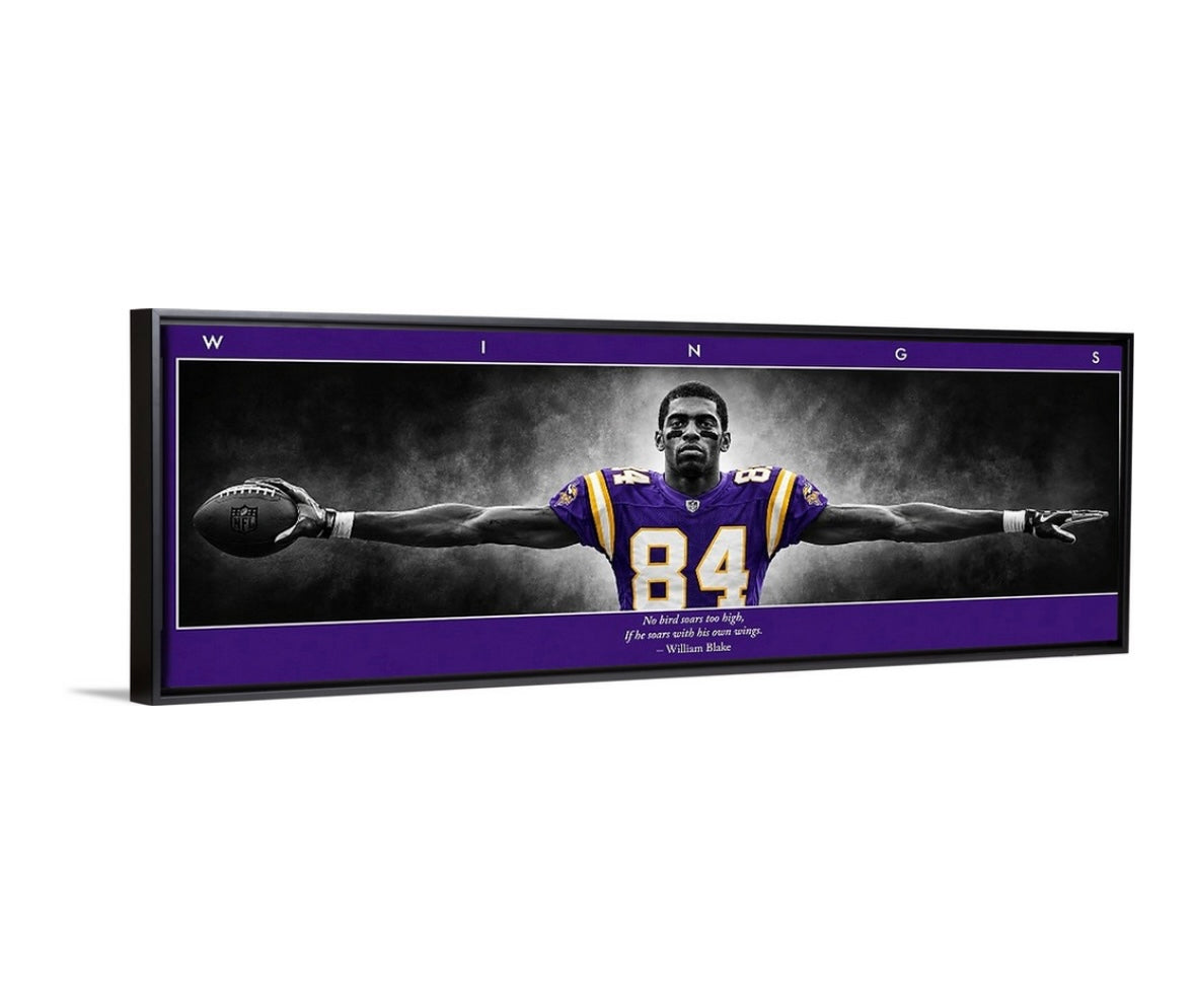 Randy Moss Wings (Purple Rain Edition)