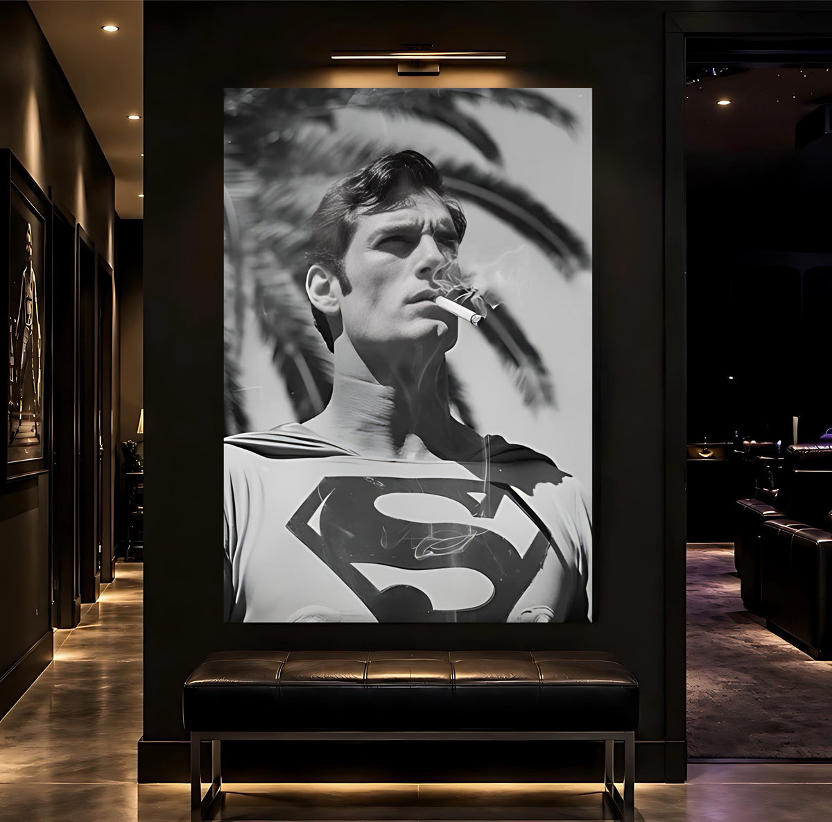 Superman Smoke Break