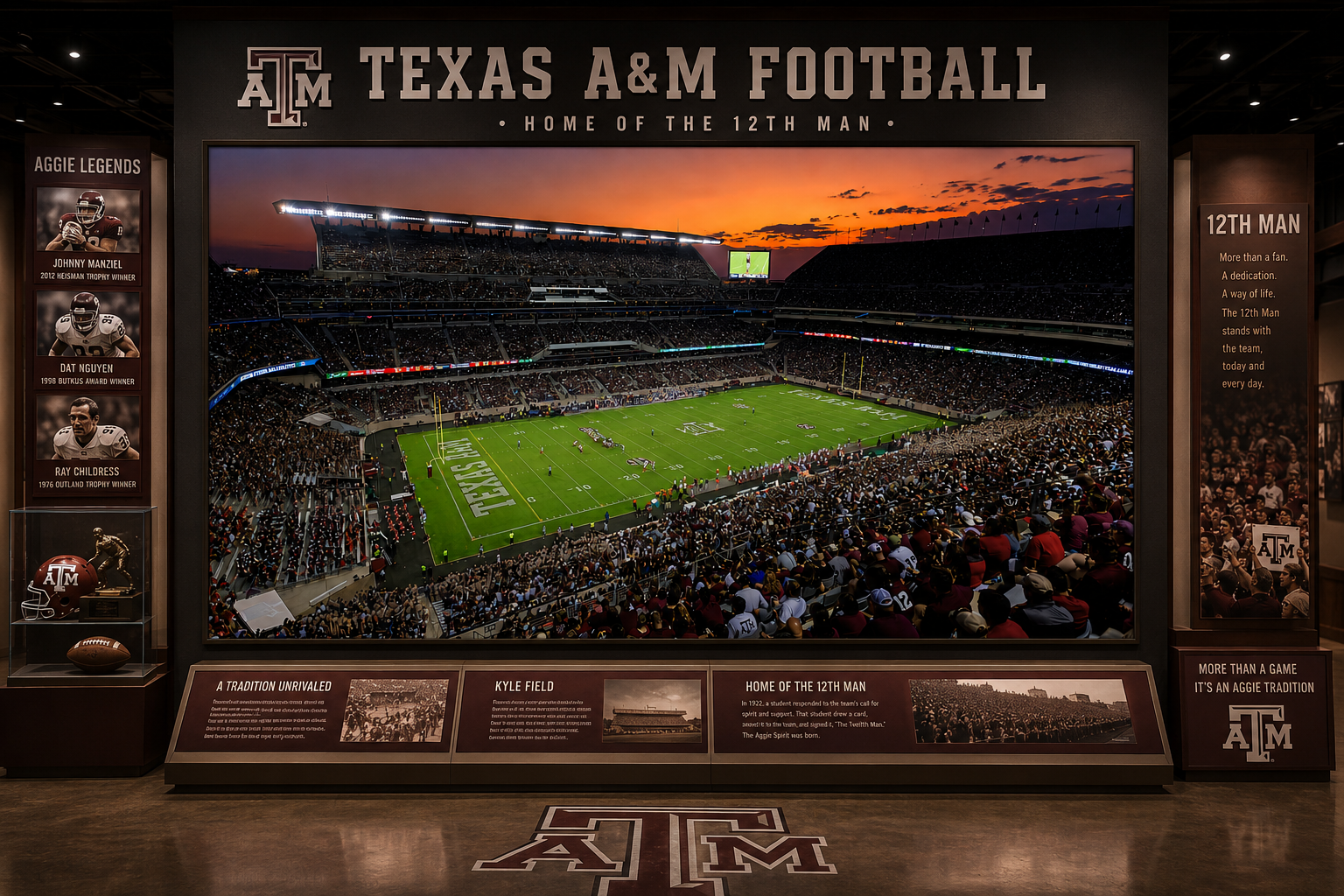 Kyle Field at Dusk