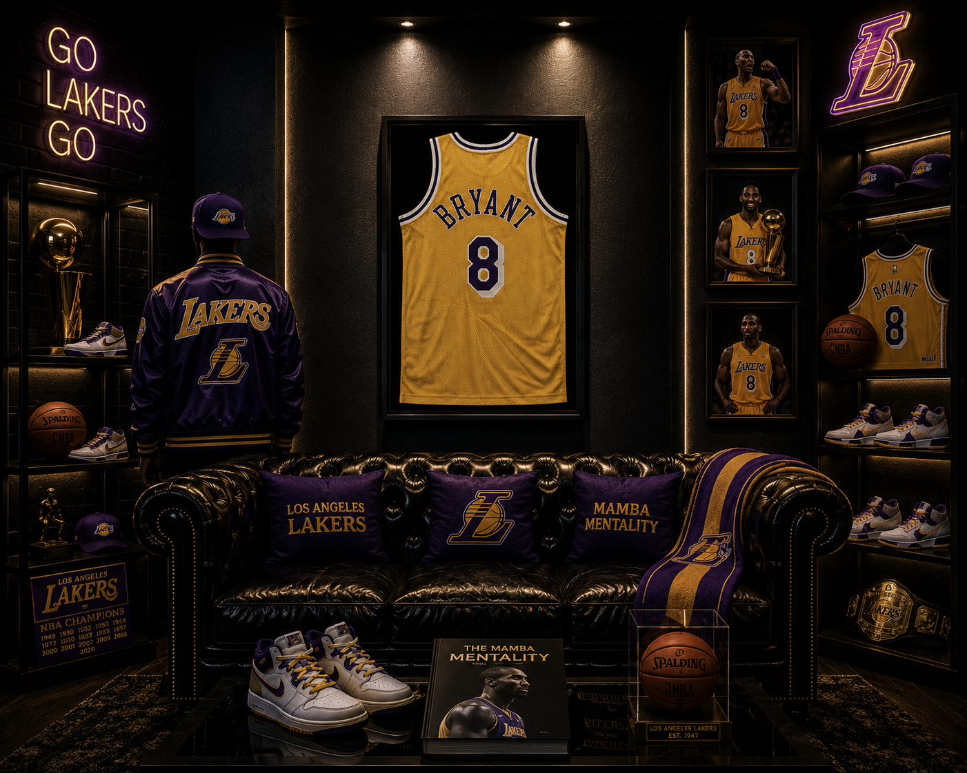 Kobe Bryant Gold / Home
