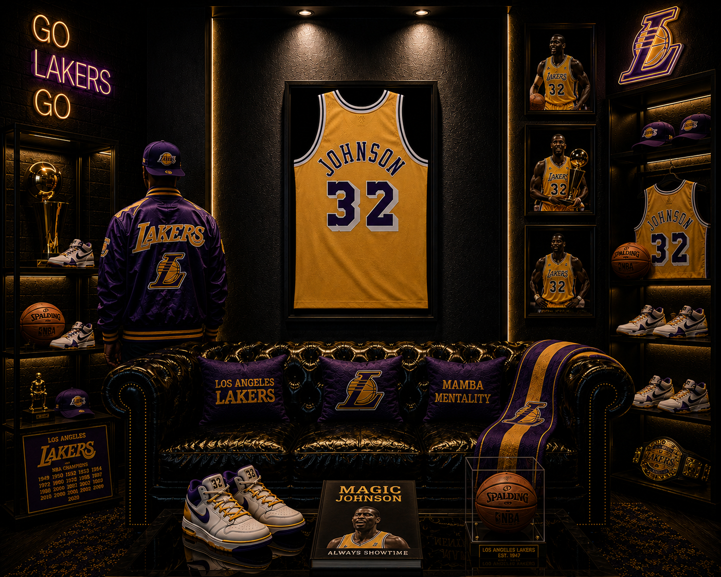 Magic Johnson Gold / Home