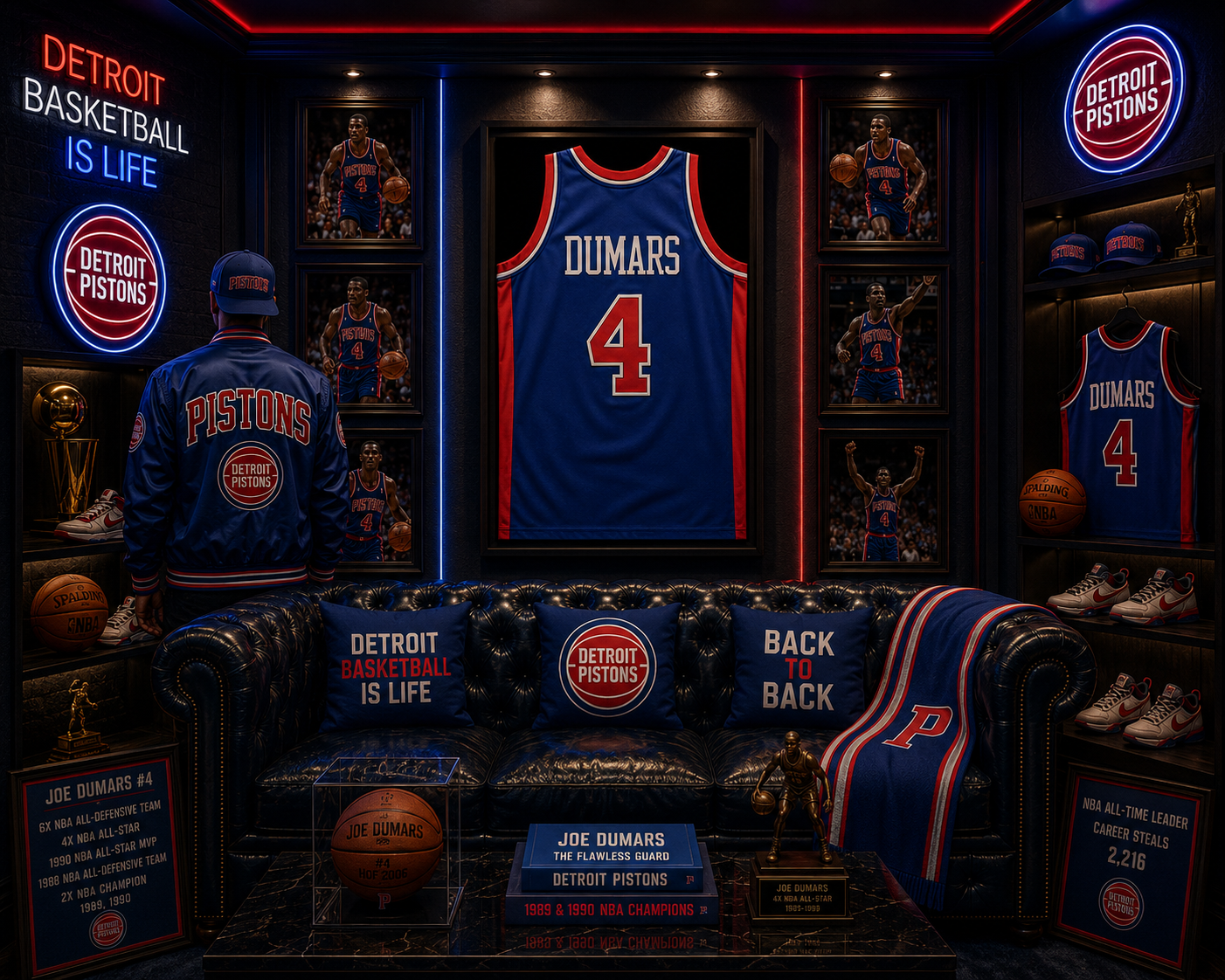 Joe Dumars Blue / Home