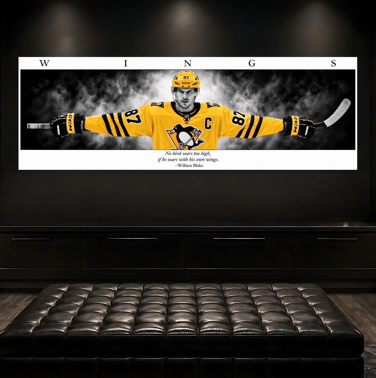 Sidney Crosby "Gold" WINGS