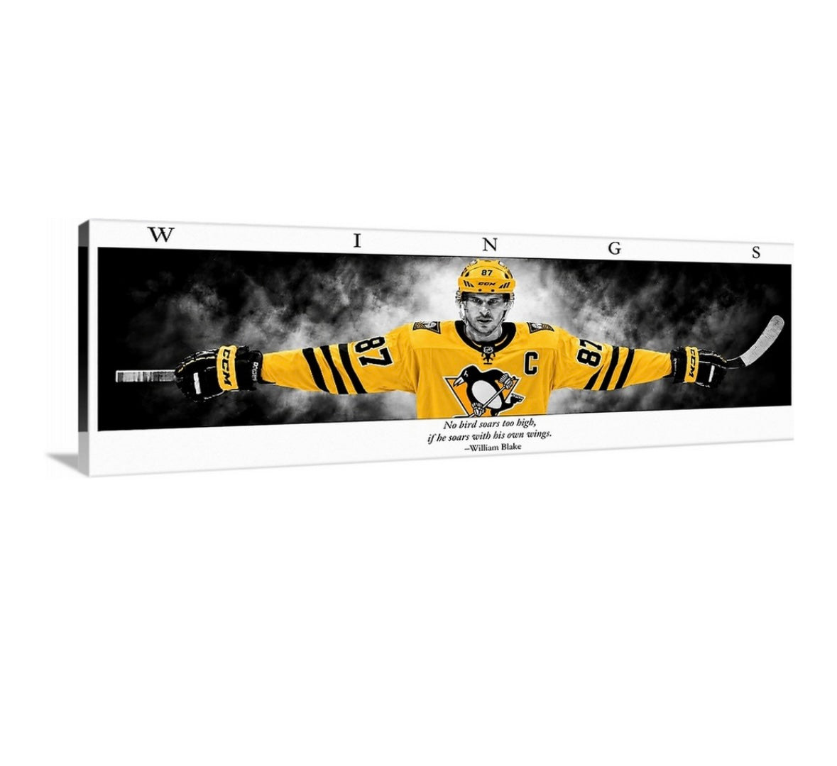 Sidney Crosby "Gold" WINGS