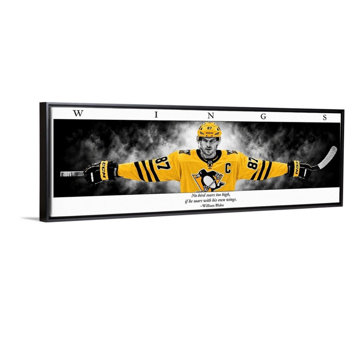 Sidney Crosby "Gold" WINGS