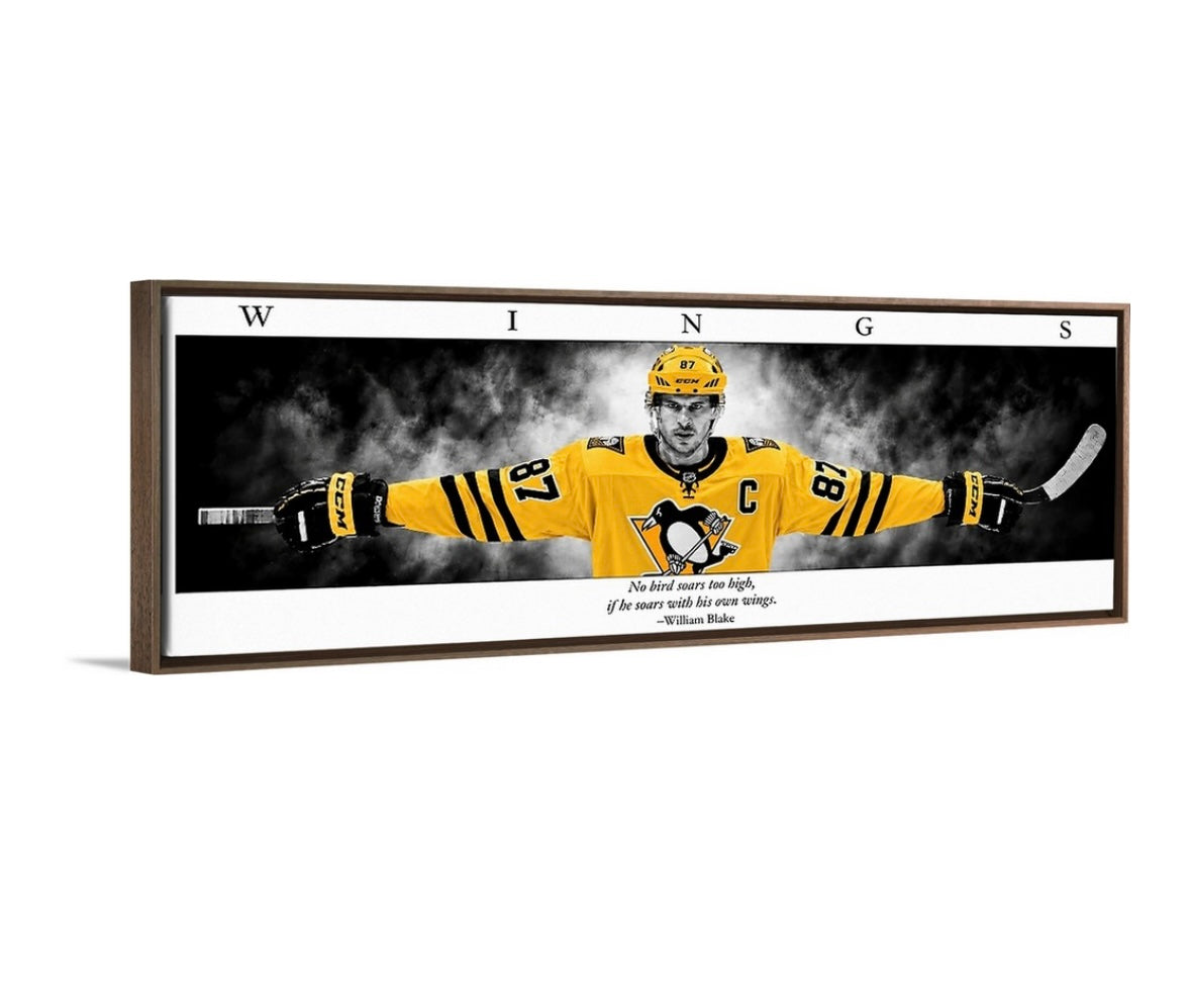 Sidney Crosby "Gold" WINGS