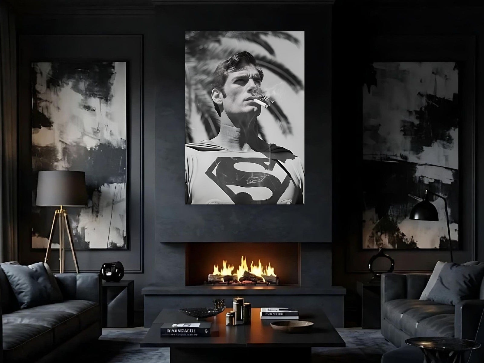 Superman Smoke Break