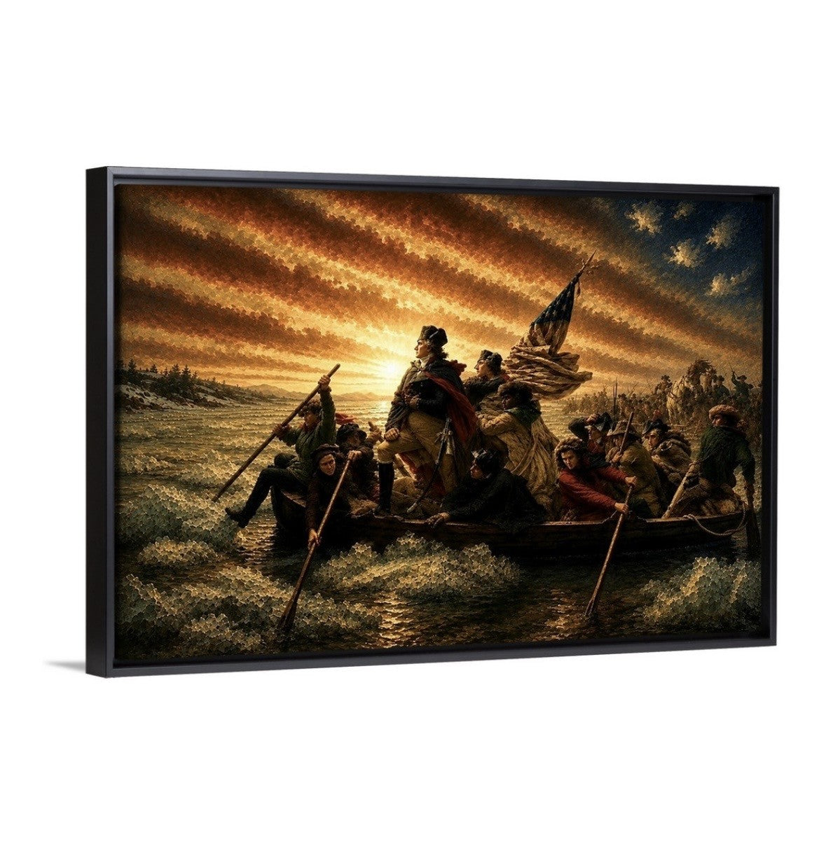 Crossing the Delaware (Flag Sky Edition)