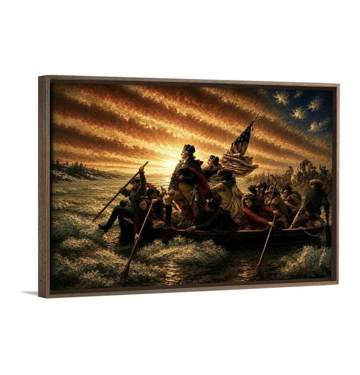 Crossing the Delaware (Flag Sky Edition)