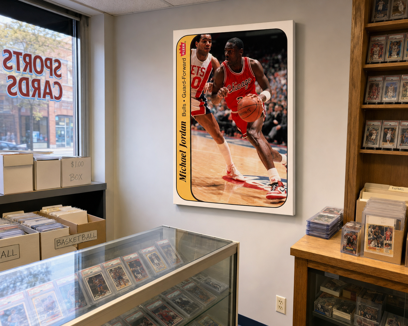 Jordan '86 Fleer Sticker