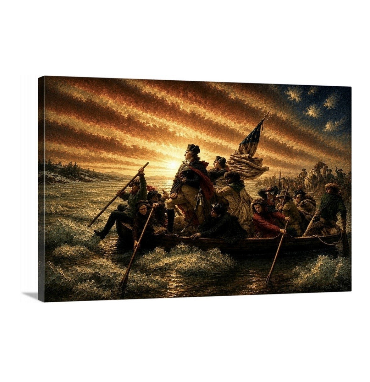 Crossing the Delaware (Flag Sky Edition)