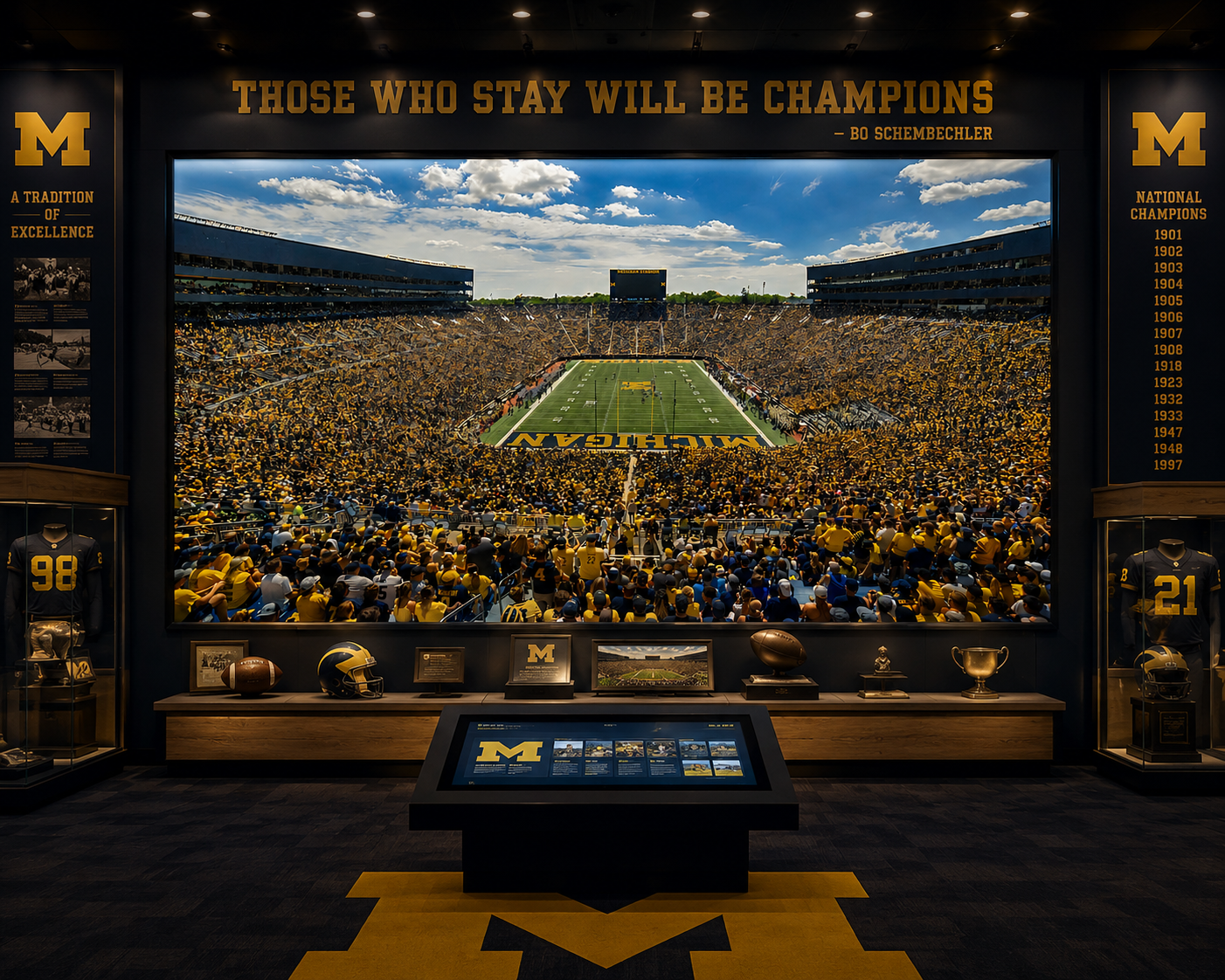Maize & Blue