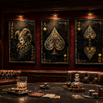 Spades 3-Piece Canvas Set