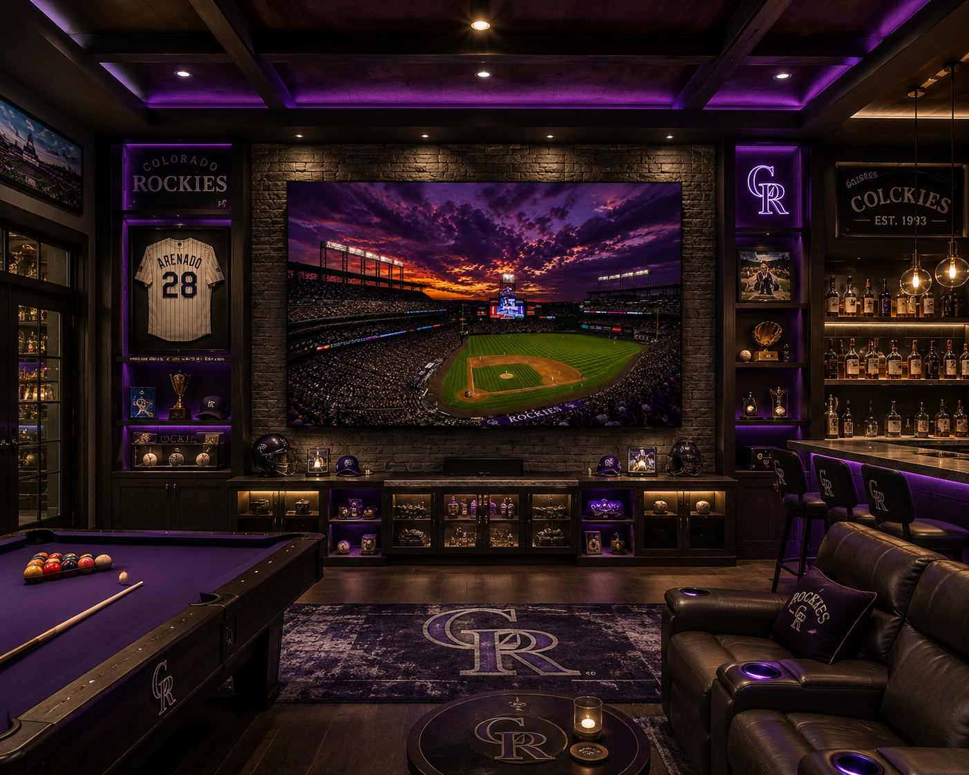 Coors Field Sunset