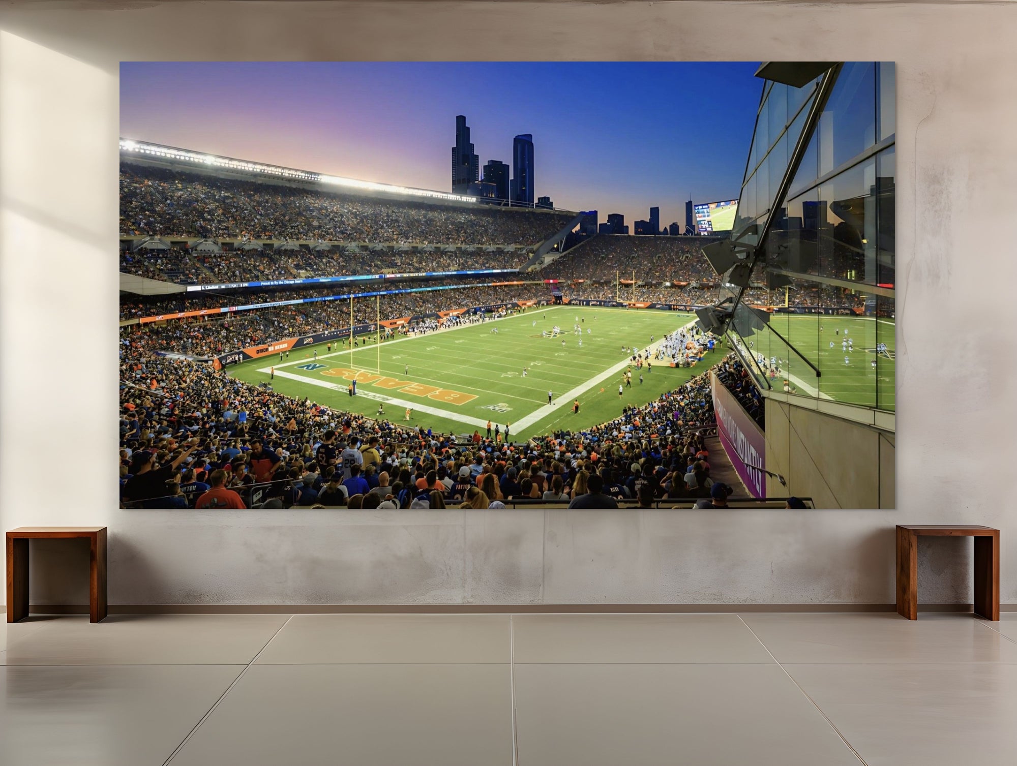 Soldier Field at Dusk