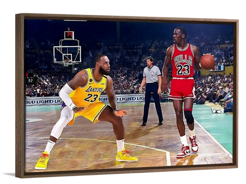 MJ vs Bron