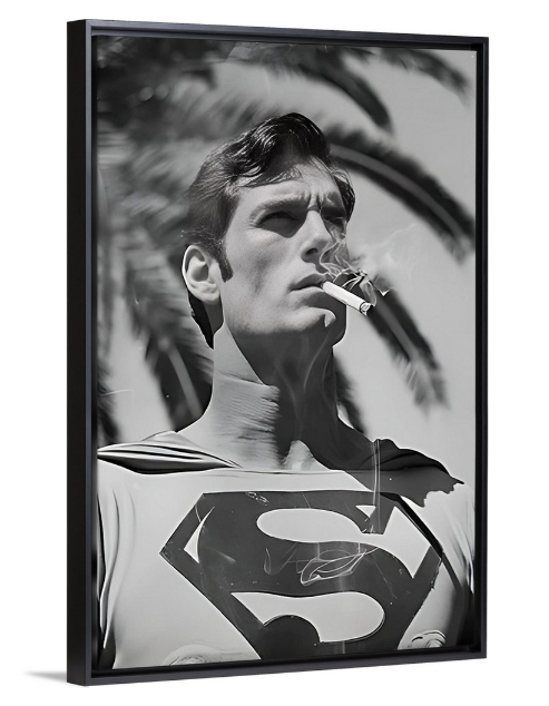 Superman Smoke Break