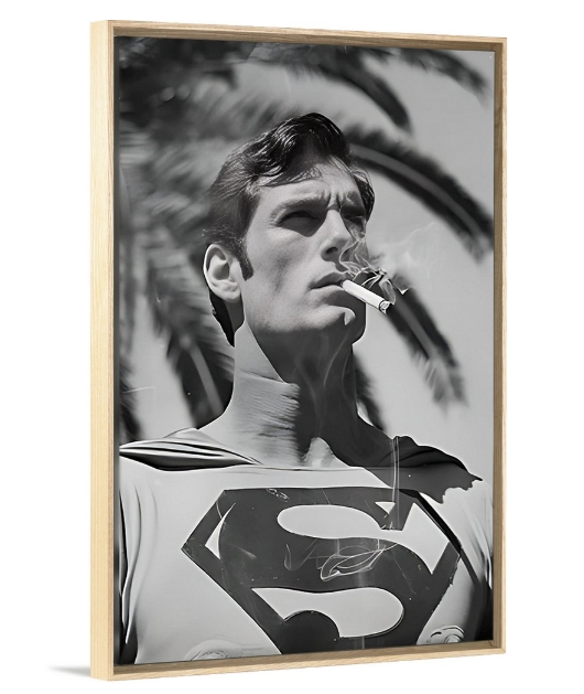 Superman Smoke Break
