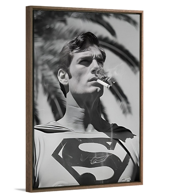Superman Smoke Break