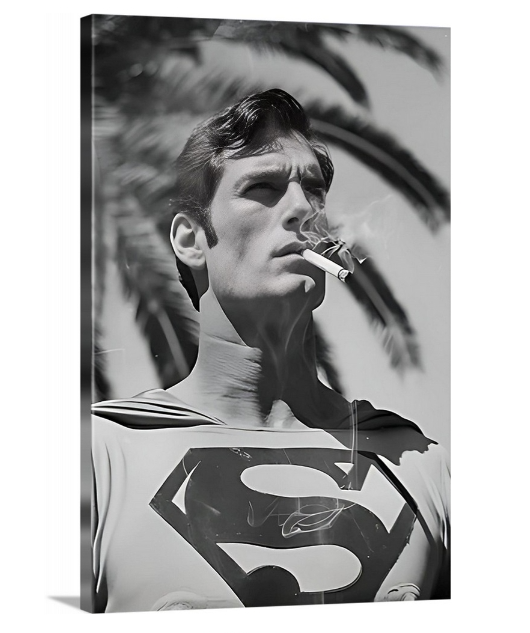 Superman Smoke Break