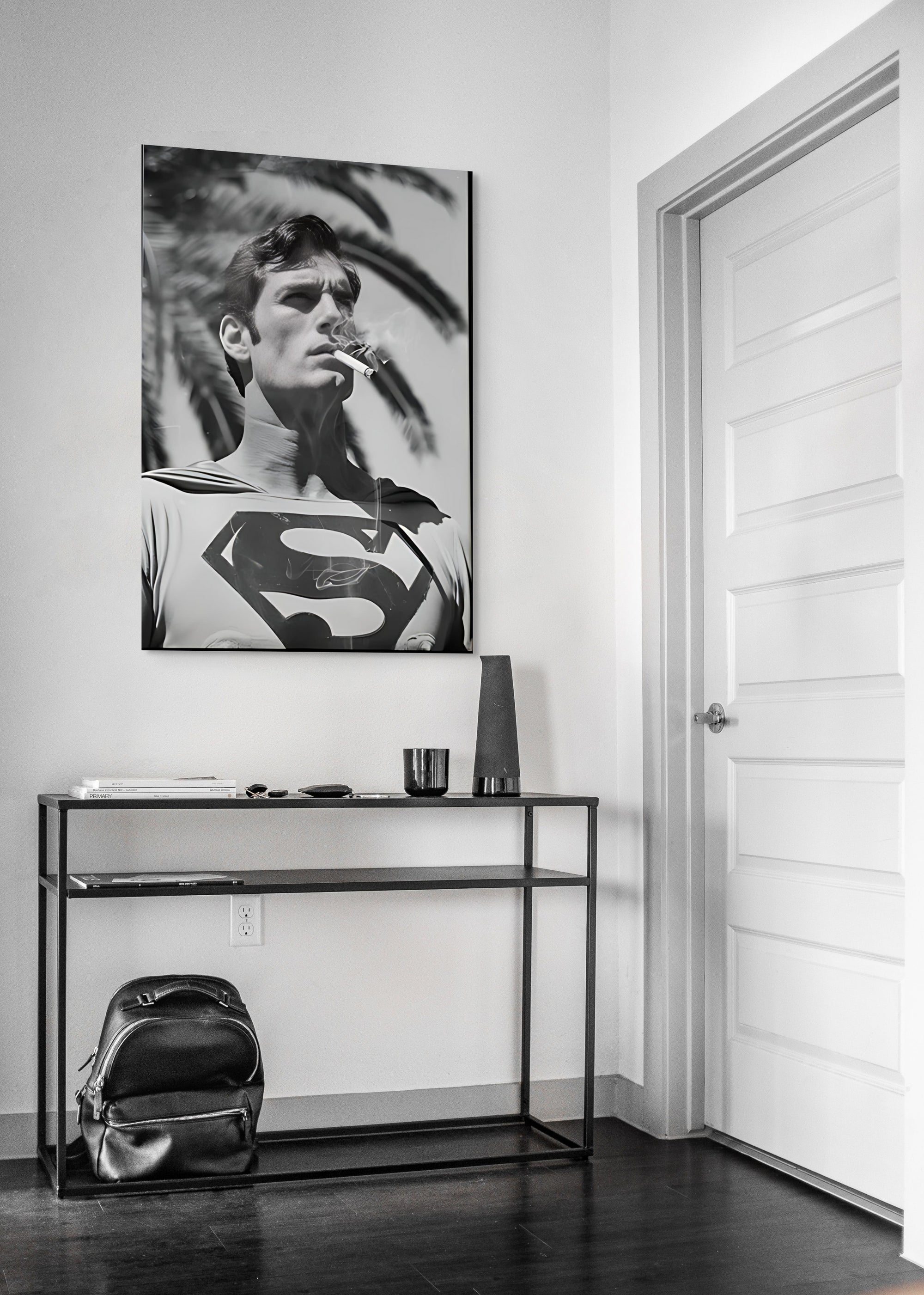 Superman Smoke Break