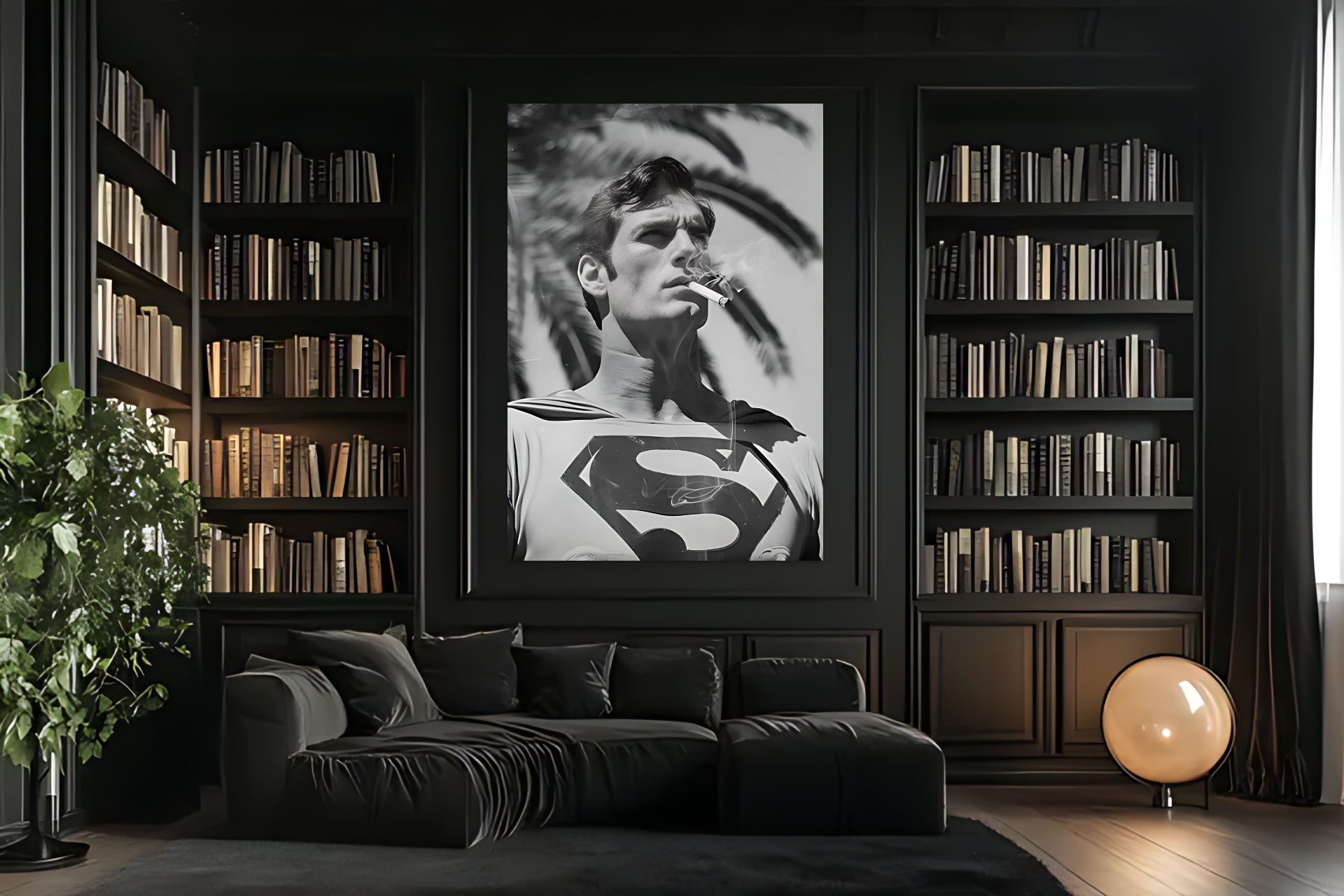 Superman Smoke Break