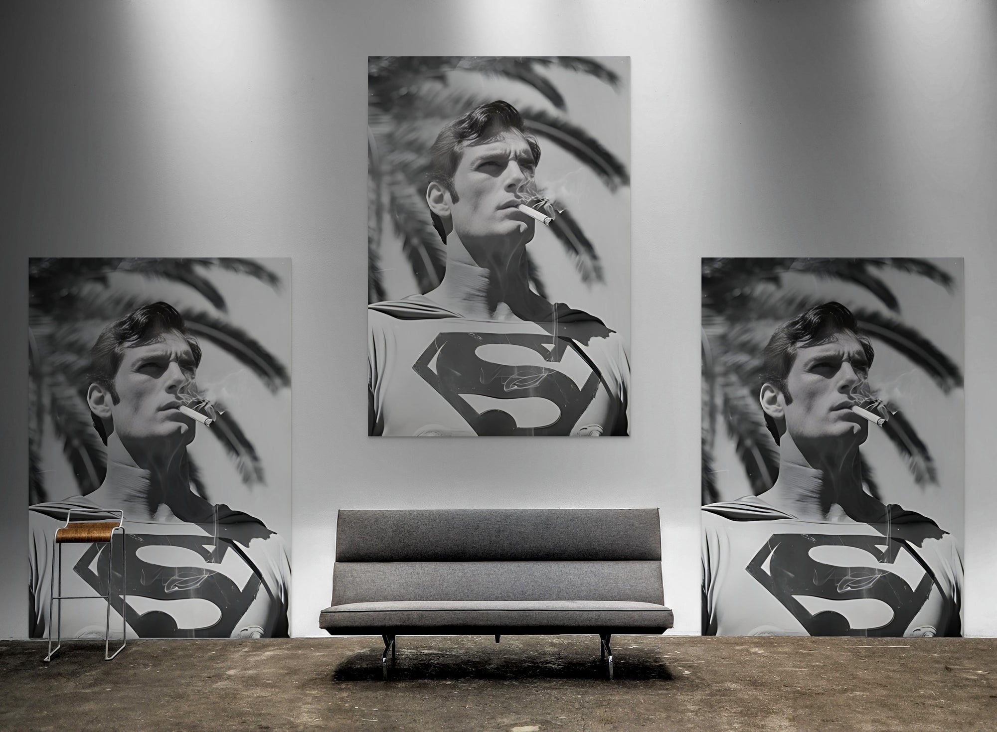 Superman Smoke Break