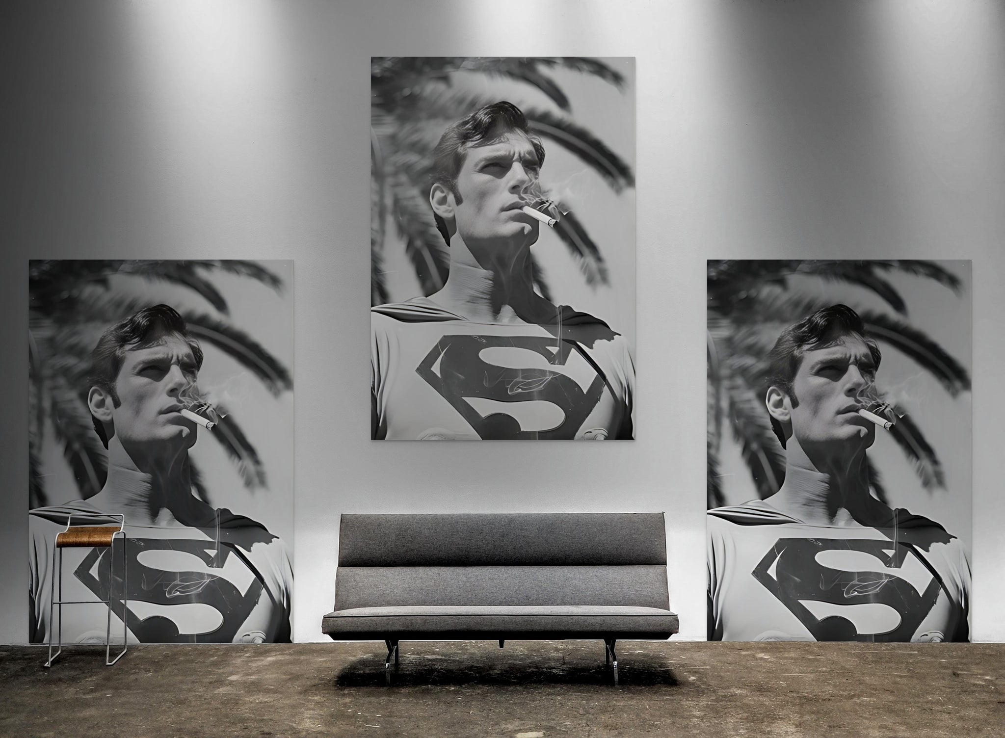 Superman Smoke Break